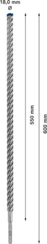 EXPERT SDS plus-7X burgija za udarne bušilice od 18 x 550 x 600 mm - 2