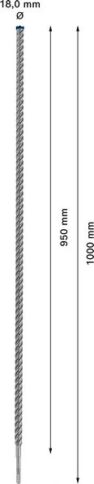 EXPERT SDS plus-7X burgija za udarne bušilice od 18 x 950 x 1000 mm - 2