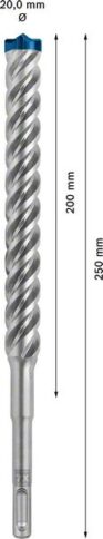 EXPERT SDS plus-7X burgija za udarne bušilice od 20 x 200 x 250 mm - 2