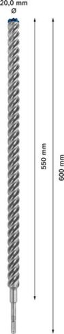 EXPERT SDS plus-7X burgija za udarne bušilice od 25 x 550 x 600 mm - 2