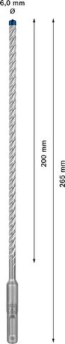 EXPERT SDS plus-7X burgija za udarne bušilice od 6 x 200 x 265 mm, 10 delova - 2