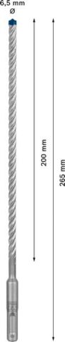 EXPERT SDS plus-7X burgija za udarne bušilice od 6,5 x 200 x 265 mm, 10 delova - 2