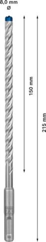 EXPERT SDS plus-7X burgija za udarne bušilice od 8 x 150 x 215 mm, 10 delova - 2