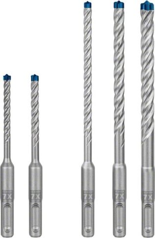 Komplet EXPERT SDS plus-7X burgija za udarne bušilice od 5/6/6/8/10 mm, 5 delova - 1