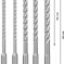 Komplet EXPERT SDS plus-7X burgija za udarne bušilice od 6/6/8/8/10 mm, 5 delova - 2