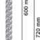 EXPERT SDS max-8X burgija za udarne bušilice od 25 x 600 x 720 mm - 2