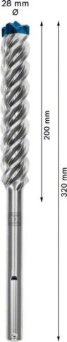 EXPERT SDS max-8X burgija za udarne bušilice od 28 x 200 x 320 mm - 2