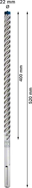 BOSCH EXPERT SDS max-8X burgija za udarne bušilice od 22x400x520 mm, 5 delova 2608900267 - 2