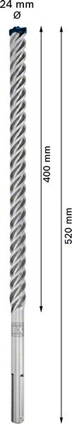 BOSCH EXPERT SDS max-8X burgija za udarne bušilice od 24 x 400 x 520 mm, 5 delova 2608900268 - 2