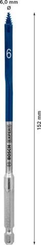 EXPERT Self Cut Speed pljosnata burgija od 6 x 152 mm - 2