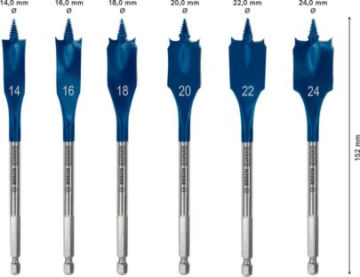 Komplet EXPERT Self Cut Speed pljosnatih burgija od 14/16/18/20/22/24 mm, 6 delova - 2