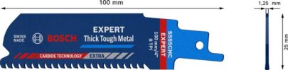 EXPERT „Thick Tough Metal“ S 555 CHC list univerzalne testere, 1 deo - 2