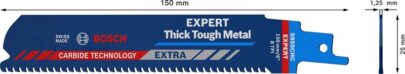 EXPERT „Thick Tough Metal“ S 955 CHC list univerzalne testere, 3 dela - 2