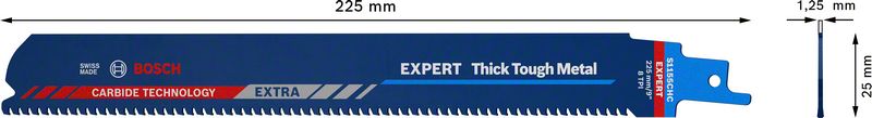 BOSCH EXPERT „Thick Tough Metal“ S 1155 CHC list univerzalne testere, 10 delova 2608900370 - 2