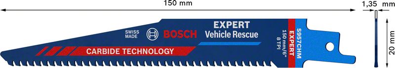 BOSCH EXPERT „Vehicle Rescue“ S 957 CHM list univerzalne testere, 1 deo 2608900378 - 2