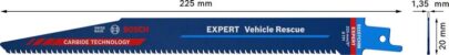 EXPERT „Vehicle Rescue“ S 1157 CHM list univerzalne testere, 3 dela - 2