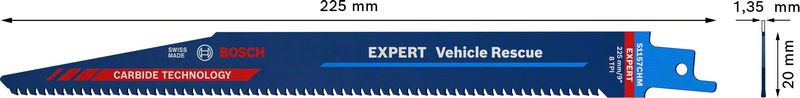 BOSCH EXPERT „Vehicle Rescue“ S 1157 CHM list univerzalne testere, 3 dela 2608900381 - 2