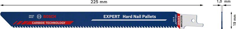 BOSCH EXPERT Hard Nail Pallets S1122CHM list univerzalne testere, 10 delova 2608900388 - 2