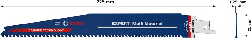 BOSCH EXPERT „Multi Material“ S 1156 XHM list univerzalne testere, 10 dela 2608900393 - 2