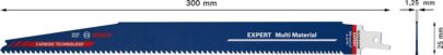 EXPERT „Multi Material“ S 1256 XHM list univerzalne testere, 1 deo - 2
