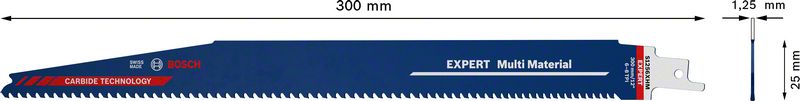 BOSCH EXPERT „Multi Material“ S 1256 XHM list univerzalne testere, 1 deo 2608900394 - 2