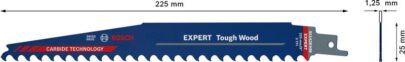 EXPERT „Tough Wood“ S 1142 KHM list univerzalne testere, 3 dela - 2