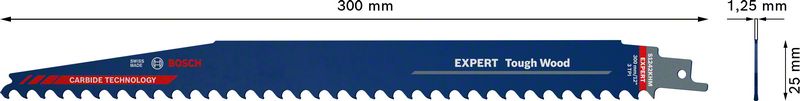 BOSCH EXPERT „Tough Wood“ S 1242 KHM list univerzalne testere, 1 deo 2608900406 - 2