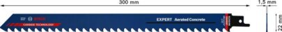 EXPERT „Aerated Concrete“ S 1241 HM list univerzalne testere, 3 dela - 2