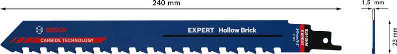 BOSCH EXPERT „Hollow Brick“ S 1543 HM list univerzalne testere, 10 delova 2608900416 - 2