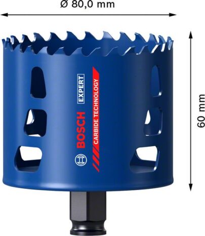 EXPERT Tough Material testera za otvore od 80×60 mm - 2