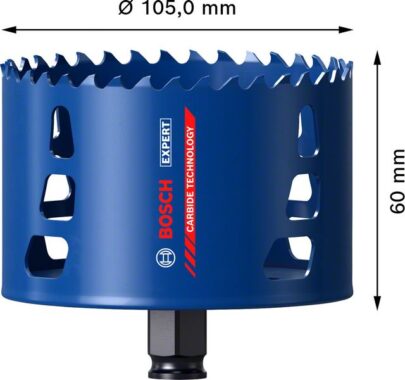 EXPERT Tough Material testera za otvore od 105×60 mm - 2