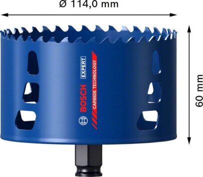 EXPERT Tough Material testera za otvore od 114×60 mm - 2
