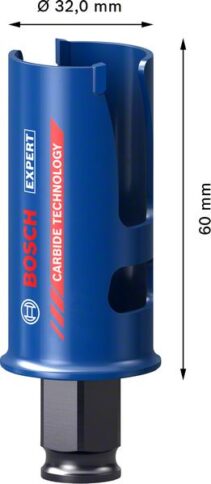 EXPERT Construction Material testera za otvore od 32×60 mm - 2