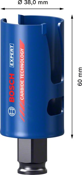 BOSCH EXPERT Construction Material testera za otvore od 38 x 60 mm 2608900458 - 2