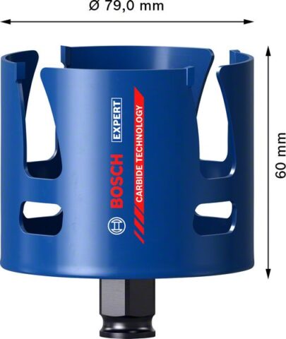 EXPERT Construction Material testera za otvore od 79×60 mm - 2