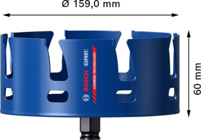 EXPERT Construction Material testera za otvore od 159×60 mm - 2