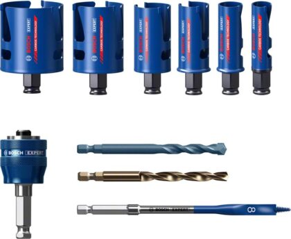 BOSCH Komplet EXPERT Construction Material testera za otvore od 20/25/32/38/51/64 mm, 10 delova 2608900490 - 1