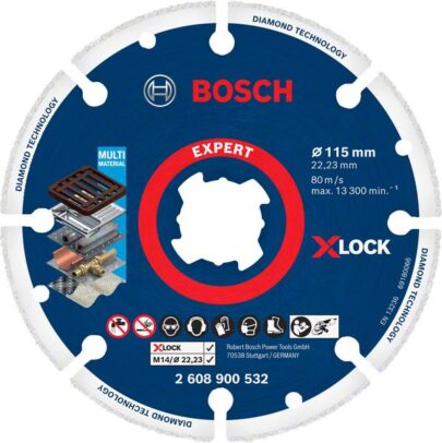 EXPERT Diamond Metal Wheel X-LOCK rezna ploča od 115 x 22,23 mm - 1
