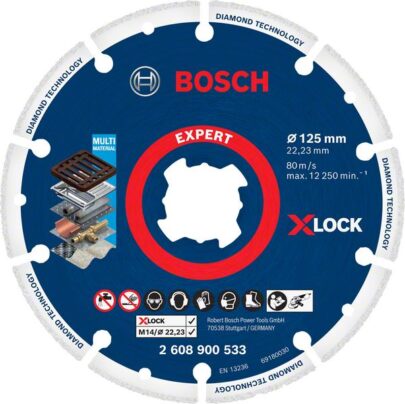 EXPERT Diamond Metal Wheel X-LOCK rezna ploča od 125 x 22,23 mm - 1