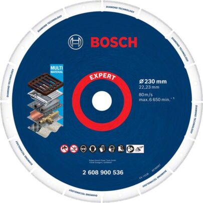 EXPERT Diamond Metal Wheel velike rezne ploče, 230 x 22,23 mm - 1