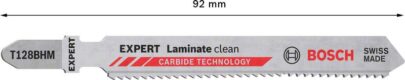 EXPERT „Laminate Clean“ T128 BHM list ubodne testere, 3 dela - 2