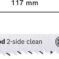 EXPERT „Hardwood 2-side clean“ T 308 BF list ubodne testere, 100 delova - 2