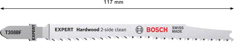 BOSCH EXPERT „Hardwood 2-side clean“ T 308 BF list ubodne testere, 100 delova 2608900546 - 2