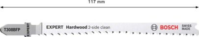 EXPERT „Hardwood 2-side clean“ T 308 BFP list ubodne testere, 3 dela - 2
