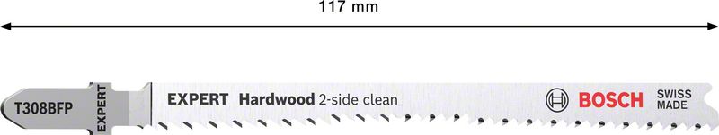 BOSCH EXPERT „Hardwood 2-side clean“ T 308 BFP list ubodne testere, 5 delova 2608900548 - 2