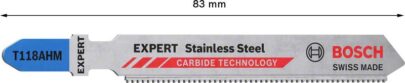 EXPERT „Stainless Steel“ T 118 AHM list ubodne testere, 3 dela - 2