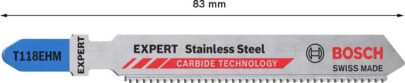 EXPERT „Stainless Steel“ T 118 EHM list ubodne testere, 3 dela - 2