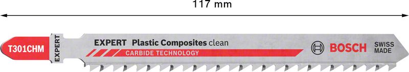 BOSCH EXPERT „Plastic Composites Clean“ T 301 CHM list ubodne testere, 3 dela 2608900566 - 2