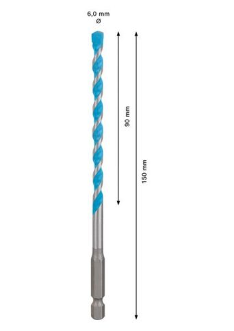 EXPERT HEX-9 MultiConstruction burgija od 6x90x150 mm - 2