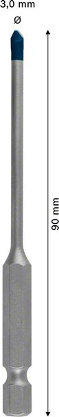BOSCH EXPERT HEX-9 HardCeramic burgija od 3 x 90 mm 2608900587 - 2